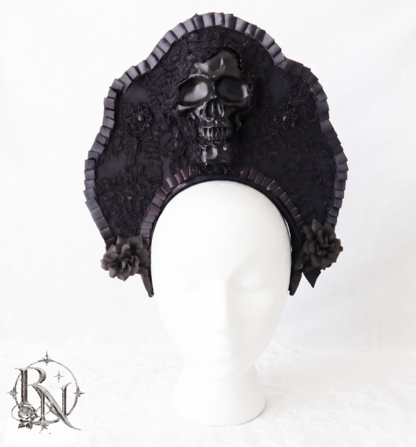 Santa Sangre gothic skull kokoshnik-headpiece
