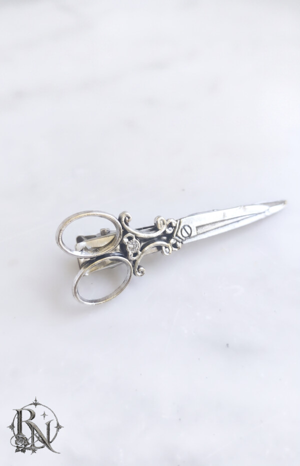 Victorian gothic scissors hairclip