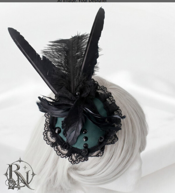 Cypress rococo fascinator